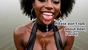 Ever Wondered About Leather Ebony 3some in Pool?