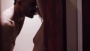 a kinky brunette chats up her boss hoping for some private time at work