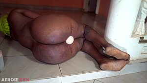 what if a fat black mommy's pussy craves that thick dildo deep inside?