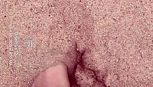bare feet uh playin in sand feels so sensory good for fetish vibes