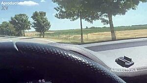two latinas go wild fucking in my shiny new car.
