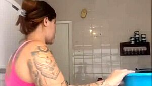 Hubby catches me flashing big pussy on balcony in tiny bikini 😏👙