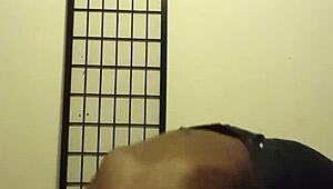 spider crab workout leads to restricted cum on ass roleplay