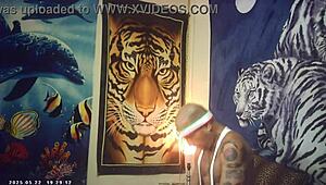 ever wondered how a first-time italian bombshell with big natural tits handles the pound machine backstage?