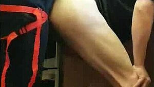 boyfriend's ass pegged hard in kitchen, field, then bathroom ass to mouth