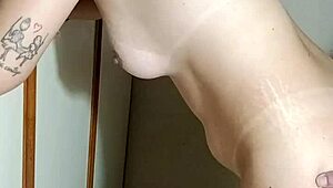 wanna watch her assfucked by bartender hidden in pantry closet