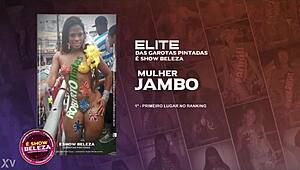 brazilian babes painted for raw oral sex action