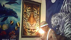 ever wondered how a first-time italian bombshell with big natural tits handles the pound machine backstage?