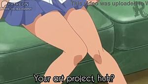 i tricked teen into classroom footjob just for art's thrill