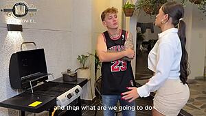 i'm always late he said just two minutes away but fucked her quick before family dinner