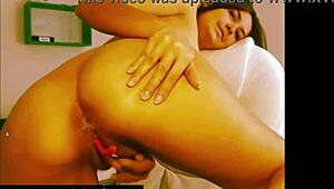 playing with my pussy for master during intense maledom session