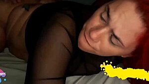 two lucky guys took me to room for hot swingers menage