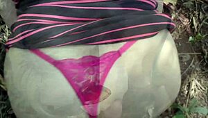 Hot Blonde Milf Fucks Bareback in Park Cum on Ass Then Keeps Going