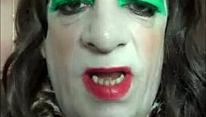 shy bisexual crossdresser begs for real man's cock humiliation