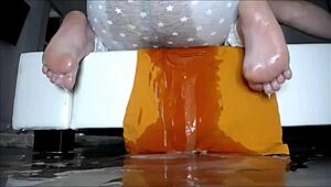 cute teen masturbates squirts hard in bathtub waiting for her partner's eyes