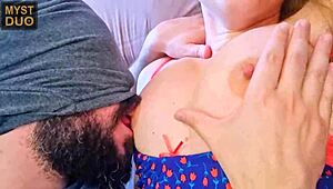 Oh Baby! Watch Her Puffy Nipples Explode in Orgasmic Myst Duo Ecstasy!