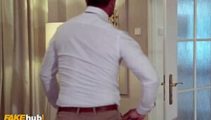 kinky stepmom milf offers ass for anal and pussy creampie after blowjob