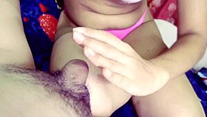 my boyfriend fucks my hairy pussy deep then creampies me hard riding him