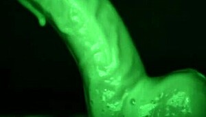 sticky slimy glove handjob teasin dildo play got me so messy ugh