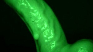 sticky slimy glove handjob teasin dildo play got me so messy ugh