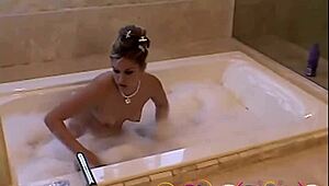 Hot Latina Teen Topanga Fingers Pussy And Tits In Bathtub Close-Up Orgasm