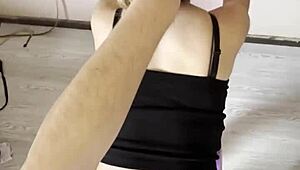 POV Amateur Passionate Skirt Sex with Socks On