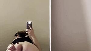 POV Amateur Passionate Skirt Sex with Socks On