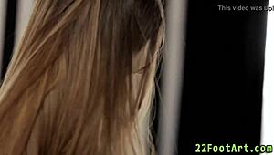 Cum-Drenched Babe Feet After Wild Footjob and Handjob Session