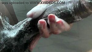 Hey, check out this horny college girl dropping to her knees to worship that massive bbc like a pro