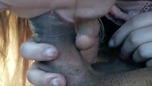 is this big ass cheating thot sucking cock in car?