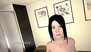 redhead's intriguing shower game reality tease unfolds