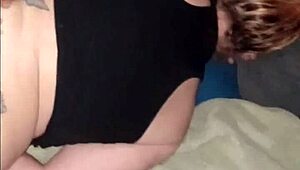 curvy homemade babe fingers shaved wet pussy in teasing group play.