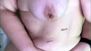 fucking myself hard in the bathroom with toys till orgasm hits my fat ass pussy