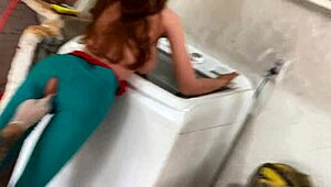 he slides into her tight outdoor sex doll ass like it's begging for it.