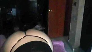 hey nerdy latina asks for milk right in her little mouth.