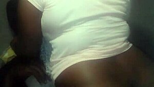 ebony stepsis spreads big ass for monster bbc pounding