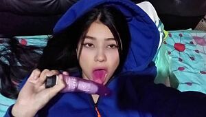 Hot babysitter with huge tits craved my cock right when i got home