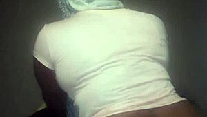 ebony stepsis spreads big ass for monster bbc pounding