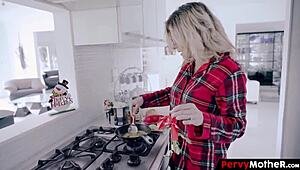 unruly stepson devours his refined mommy's juicy pussy on holiday