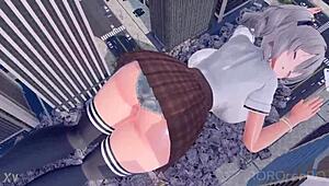 giantess humps massive building hard