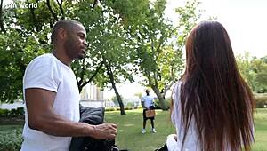 olivia del rio gets pounded in wild interracial dp threesome frenzy