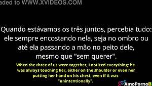 Ever fantasize watching hubby with your big ass mature Brazilian milf friend in hot cuckquean clit blowjob action?