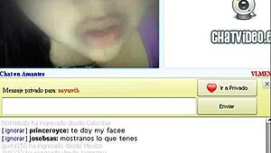 chilena tetota teases secrets in vl's steamy web chat session