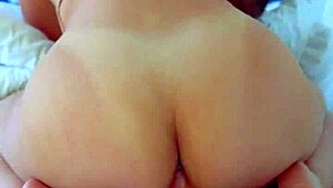 big ass tanned latina teen rides dildo cowgirl style in hd homemade orgasm