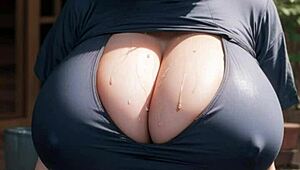 ai model with my fave big tits look at her bounce