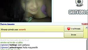 chilena tetota teases secrets in vl's steamy web chat session