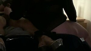 double domme action has me sissified bound milked and swallowing my own hot cum