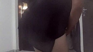 check out this latina amateur dancing sexy with her dildo toy