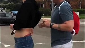 Girl endures extreme wedgie pulls in hilarious homemade compilation series.