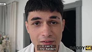 narrative unfolds as naughty caroline marian milks that cock to cum for her ring